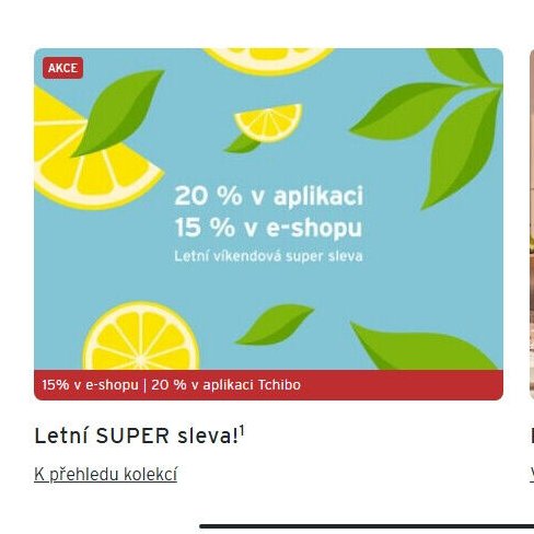 Letní SUPER sleva - Tchibo aktualniletaky.eu