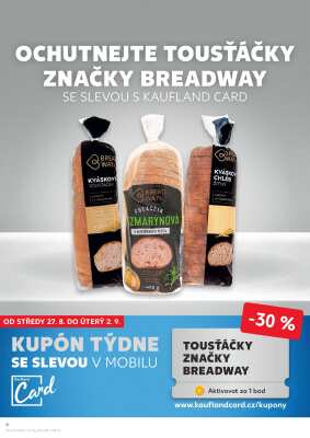 aktuální leták Kaufland 27.8.2025-2.9.2025