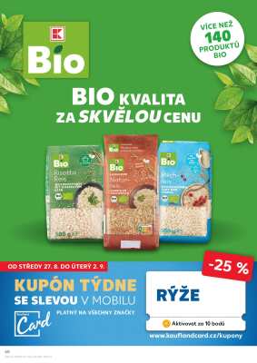 aktuální leták Kaufland 27.8.2025-2.9.2025
