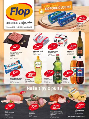 aktuální leták FLOP 27.8.2025-2.9.2025