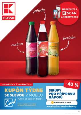 aktuální leták Kaufland 3.9.2025-9.9.2025