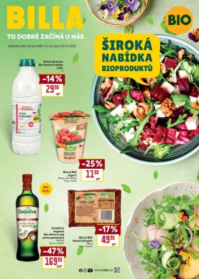 aktuální leták BILLA 1.9.2025-30.9.2025