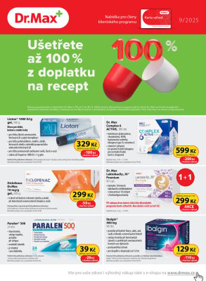 aktuální leták Dr. Max 1.9.2025-30.9.2025