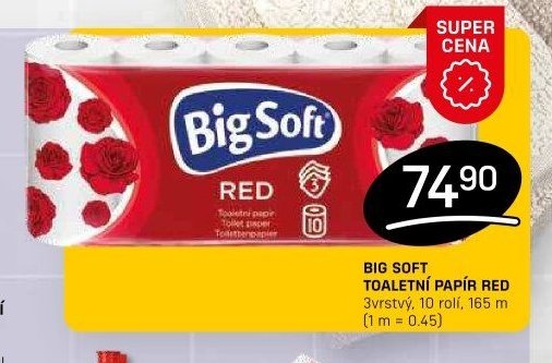 BIG SOFT TOALETNÍ PAPÍR RED - FLOP aktualniletaky.eu