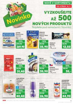 aktuální leták Kaufland 10.9.2025-16.9.2025