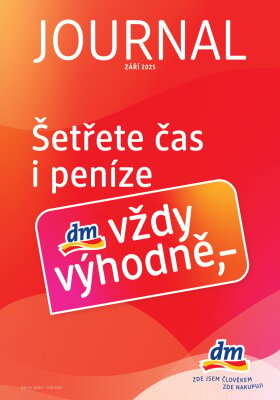 aktuální leták dm drogerie 11.9.2025-8.10.2025