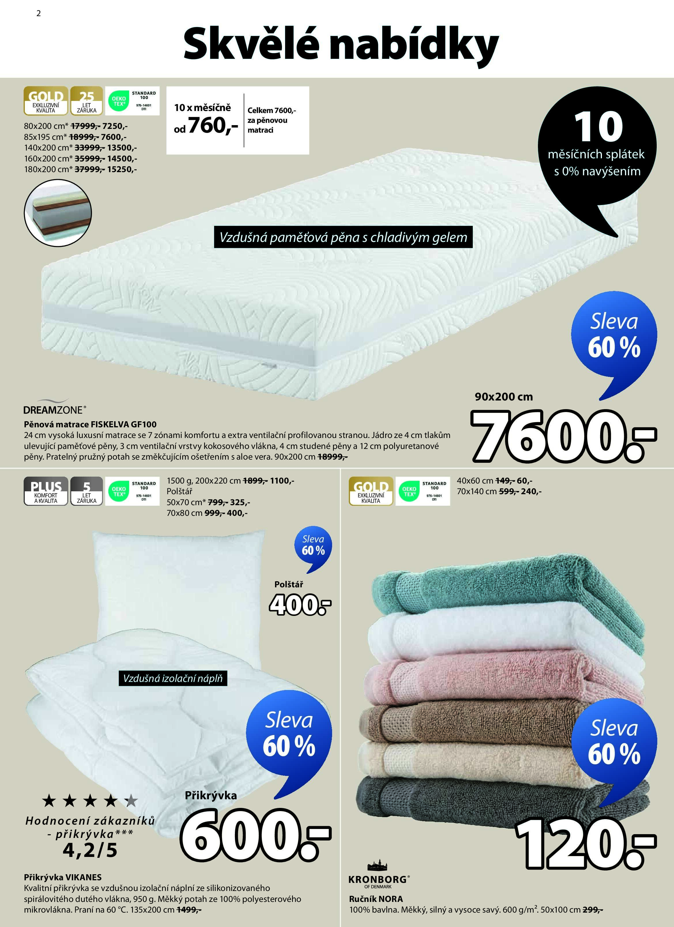 Jayk akční leták - Slevy až 60% Jysk strana 2