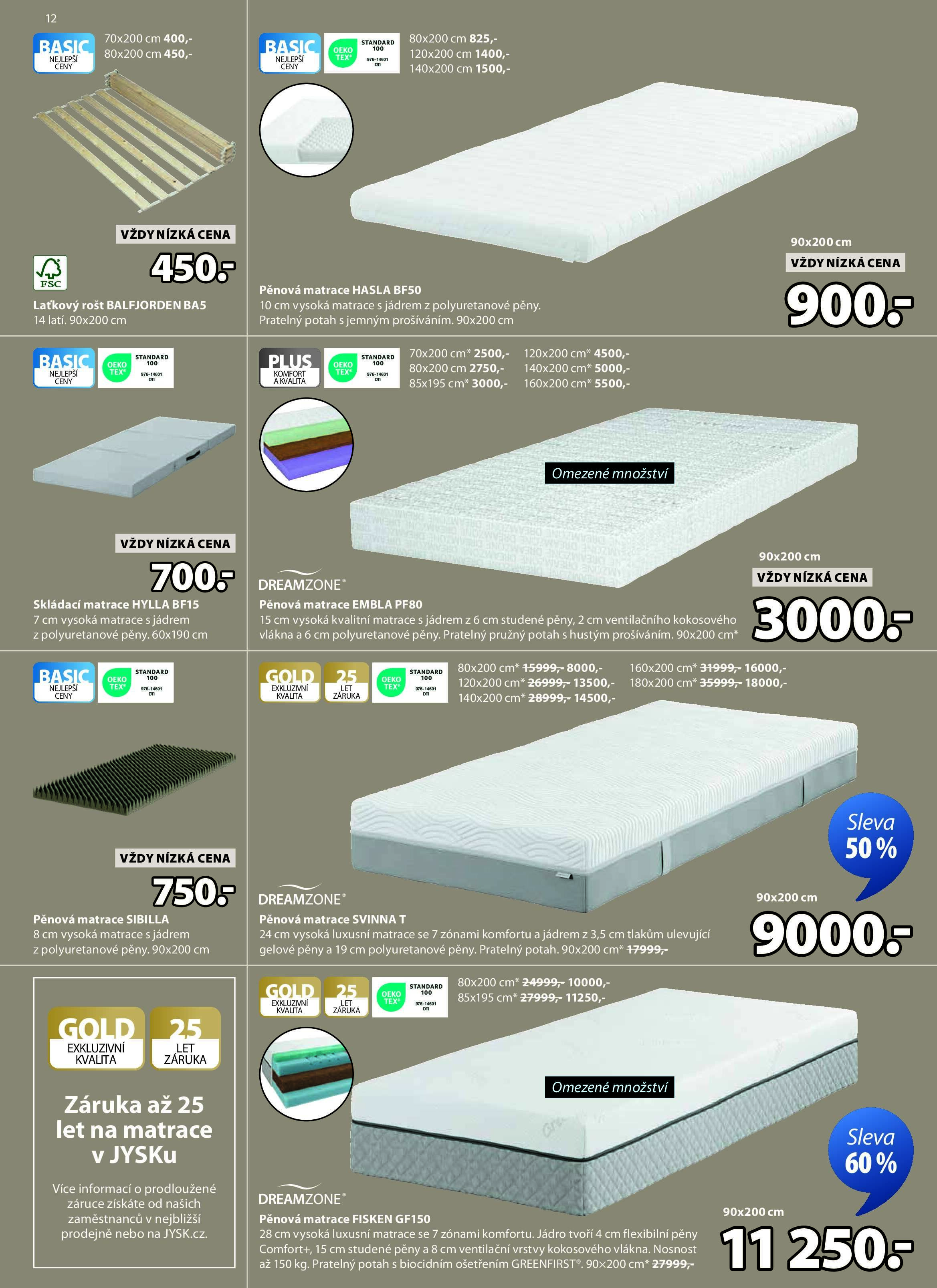 Jayk akční leták - Slevy až 60% Jysk strana 12