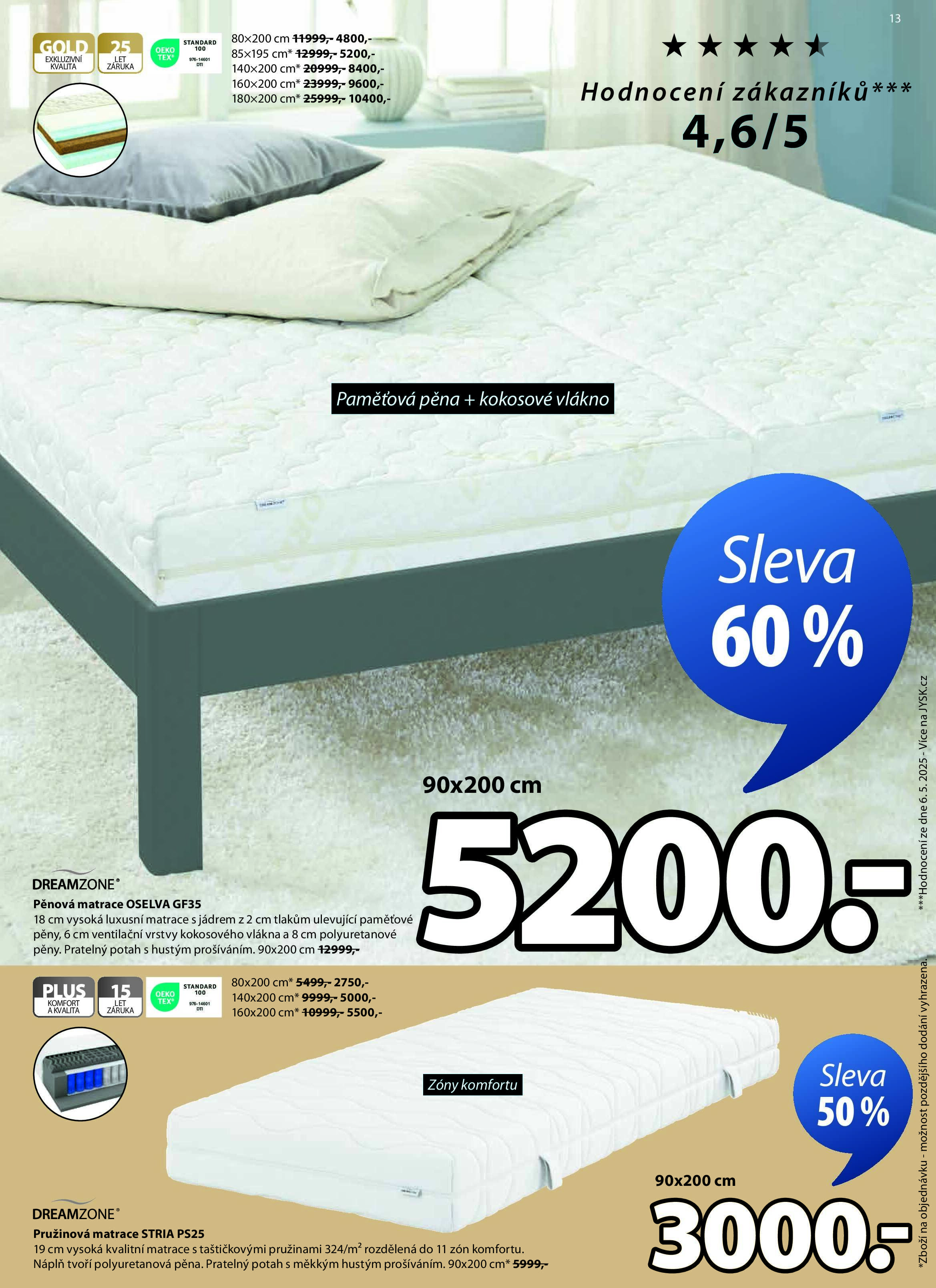 Jayk akční leták - Slevy až 60% Jysk strana 13