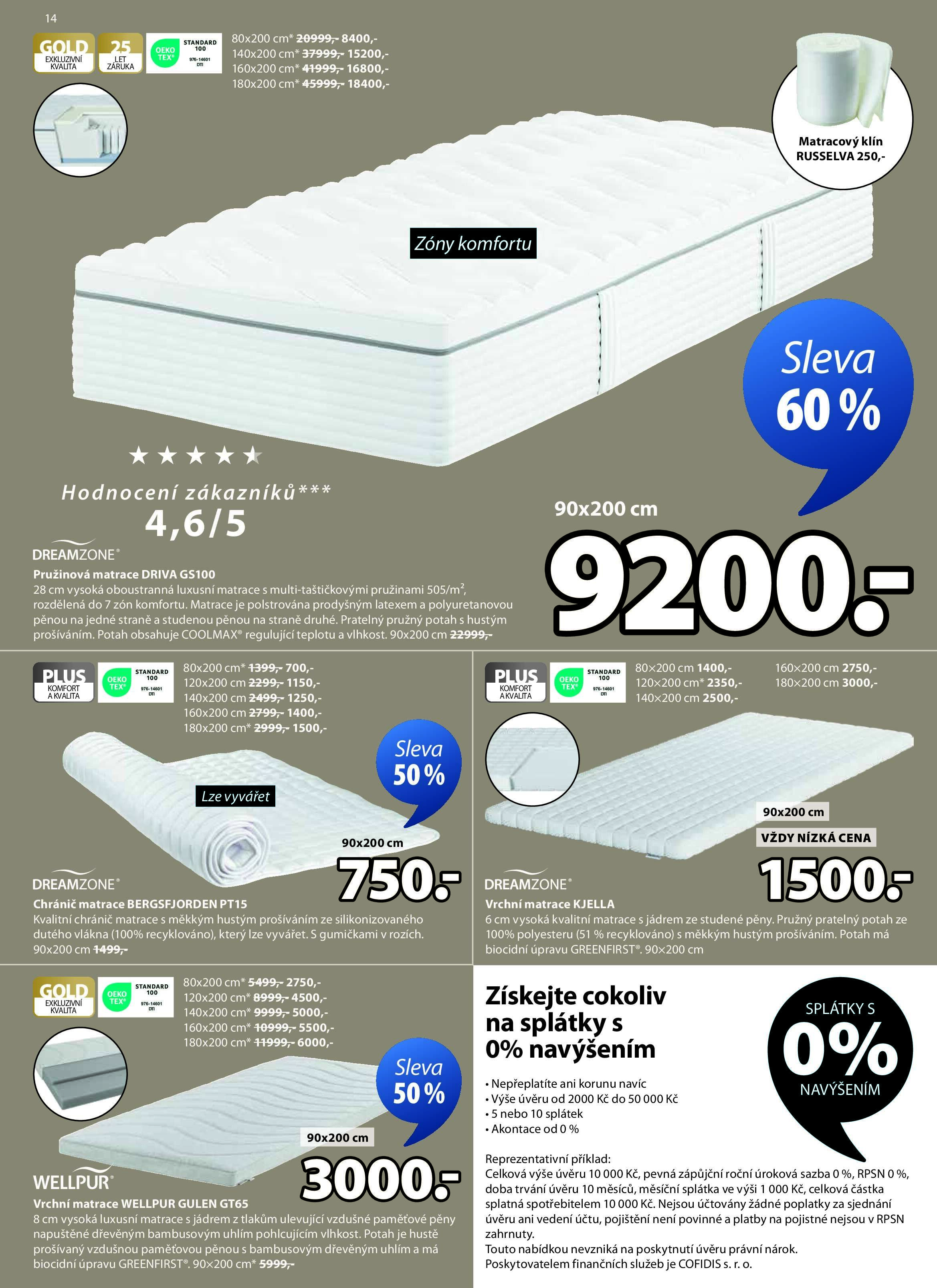 Jayk akční leták - Slevy až 60% Jysk strana 14