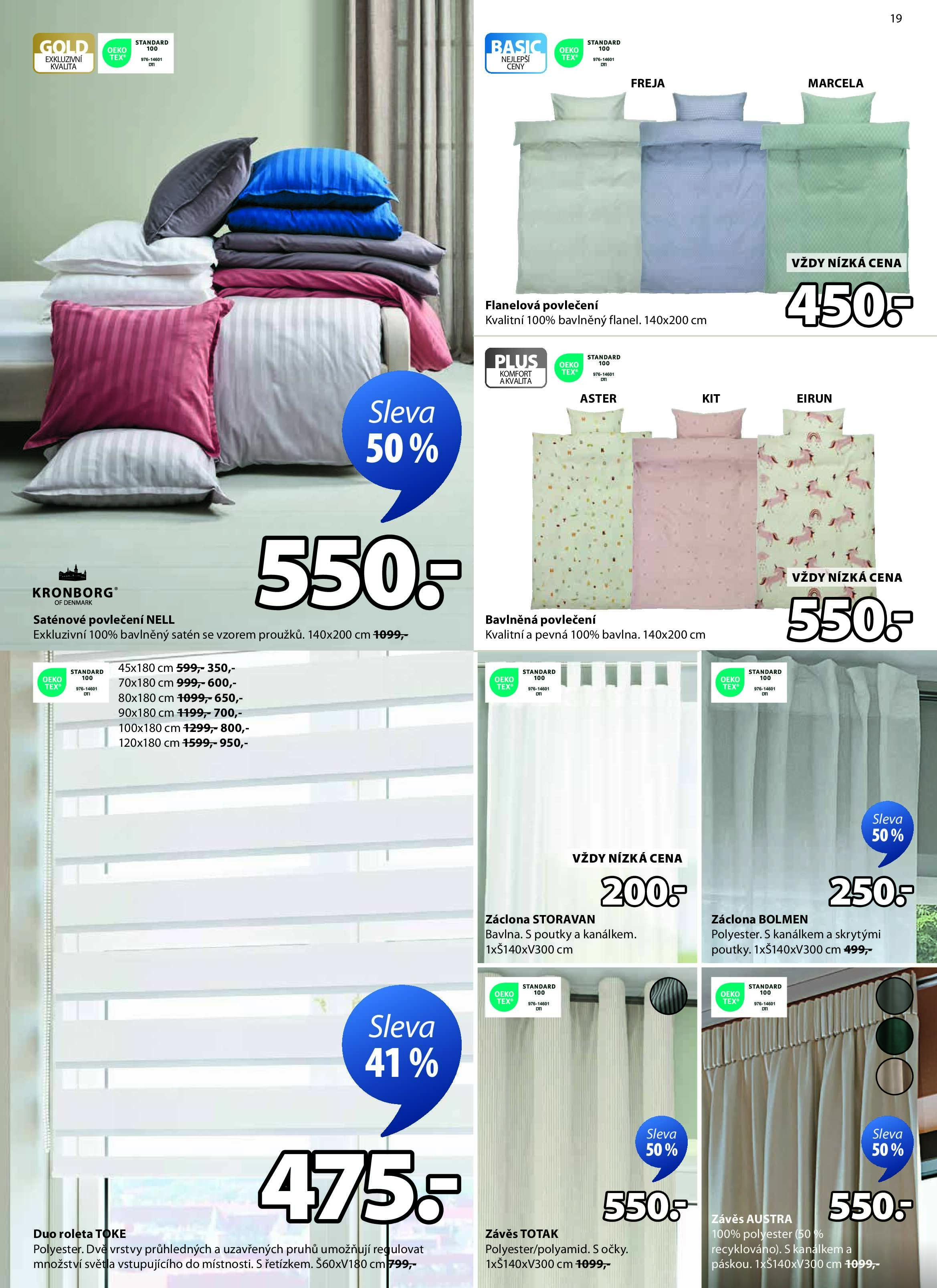 Jayk akční leták - Slevy až 60% Jysk strana 19