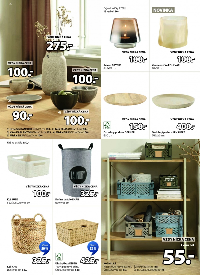 Jayk akční leták - Slevy až 60% Jysk strana 20
