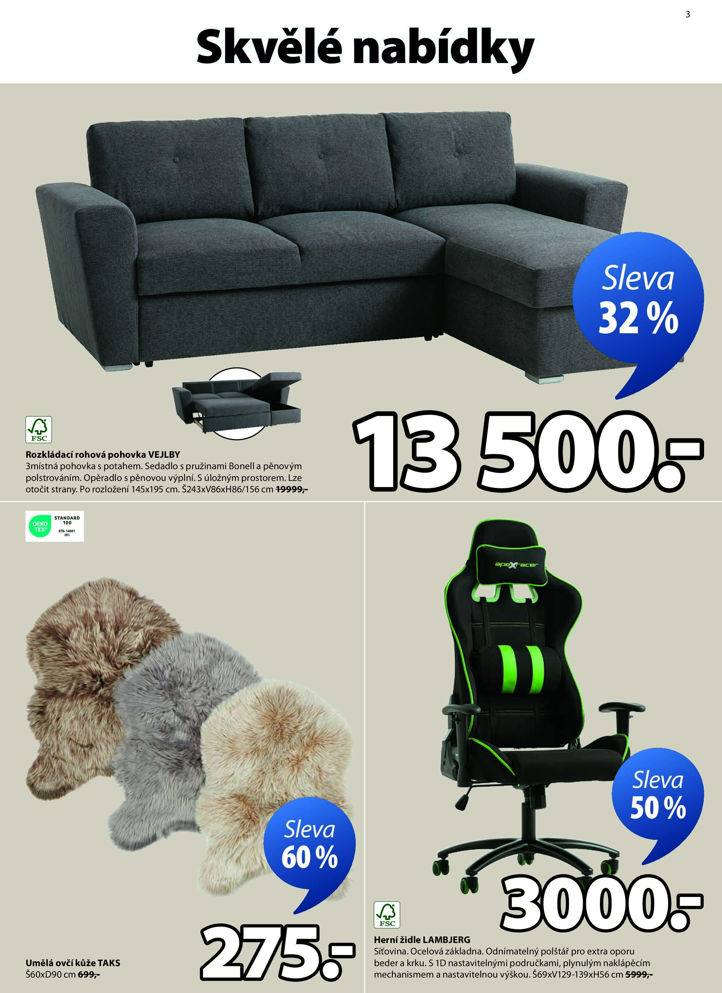 Jayk akční leták - Slevy až 60% Jysk strana 3