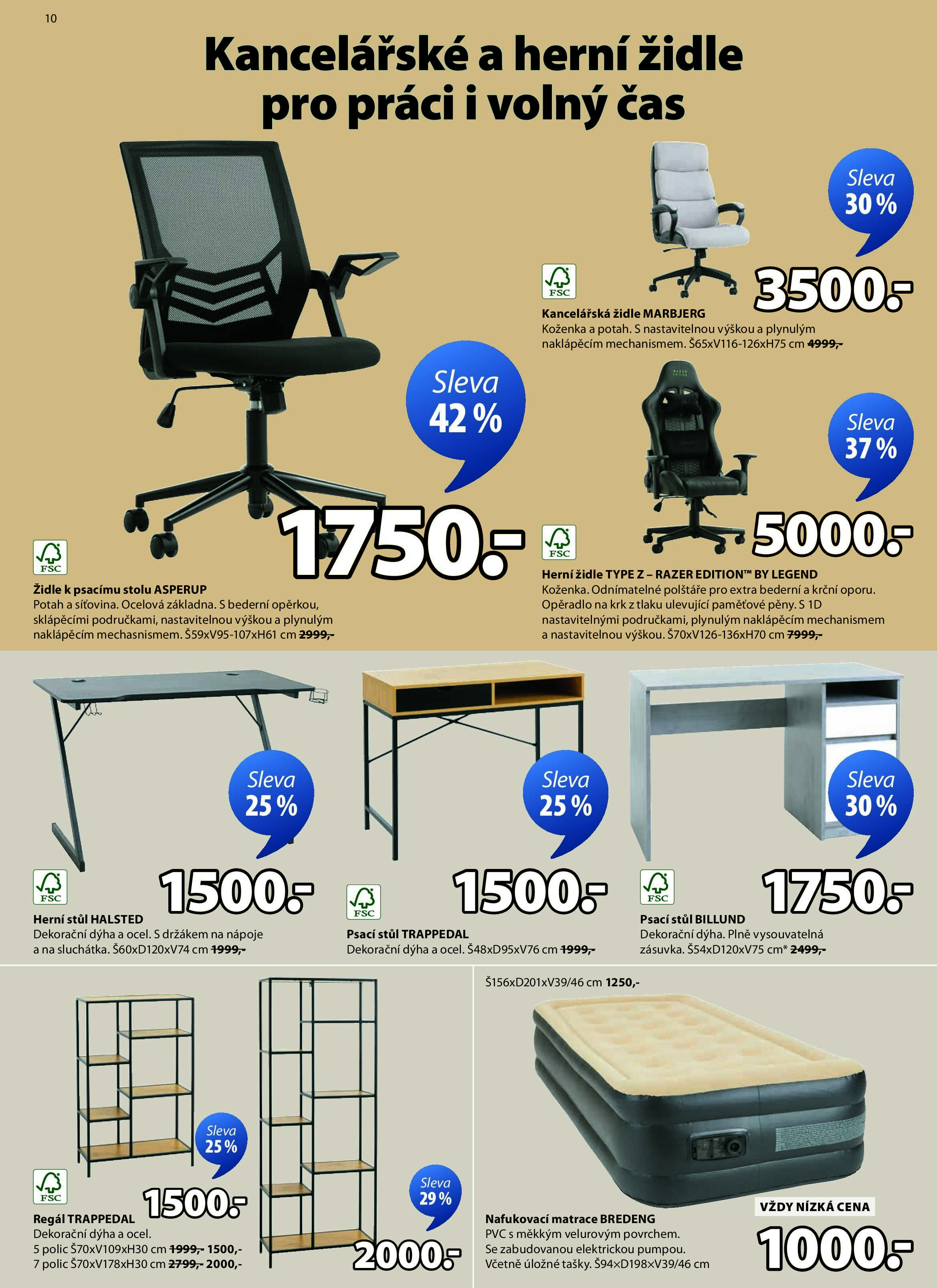 Jayk akční leták - Slevy až 60% Jysk strana 10