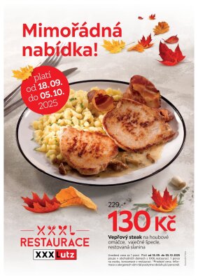 aktuální leták XXXLutz 18.9.2025-5.10.2025