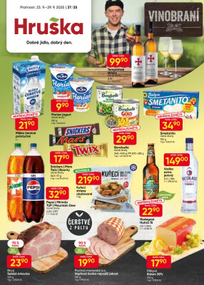 aktuální leták Hruška 23.9.2025-29.9.2025