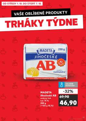 aktuální leták Kaufland 1.10.2025-7.10.2025