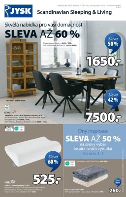 Jysk leták - Skvělá nabídka pro domácnost strana 1