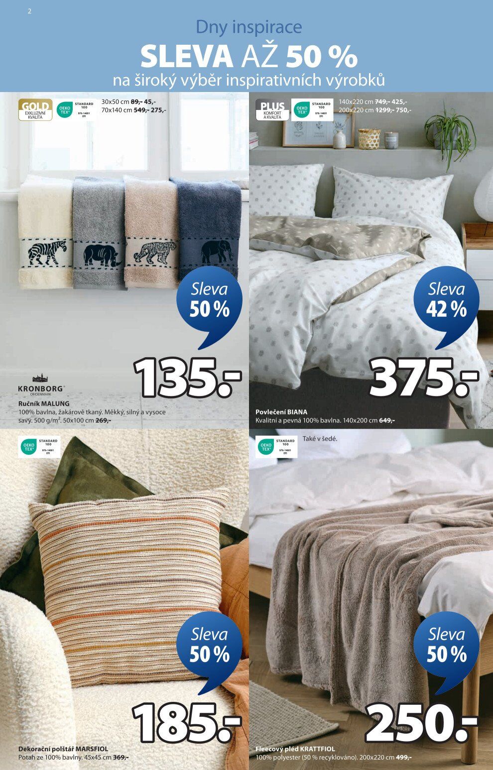 Jysk leták - Skvělá nabídka pro domácnost Jysk strana 3