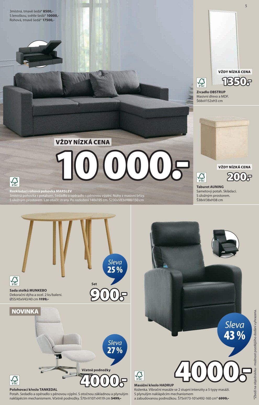 Jysk leták - Skvělá nabídka pro domácnost Jysk strana 6