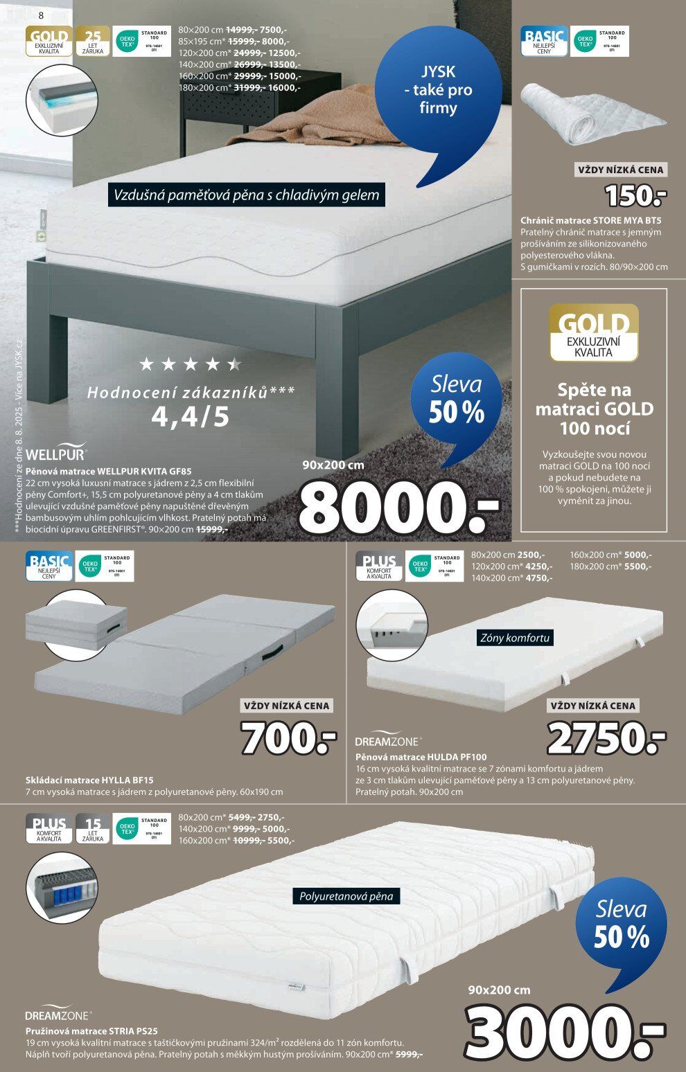 Jysk leták - Skvělá nabídka pro domácnost Jysk strana 9