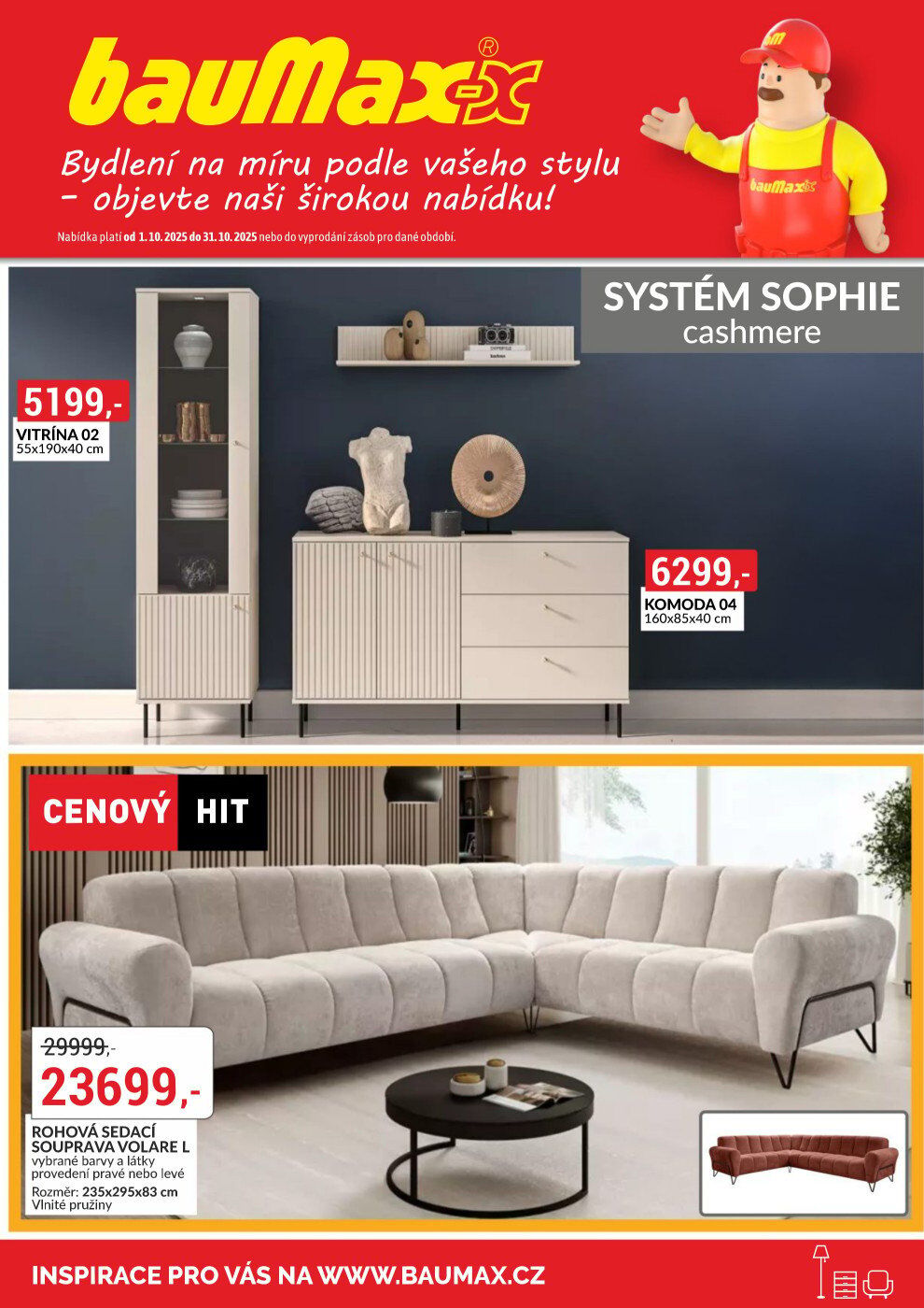 bauMax leták - Bydlení podle vašeho stylu bauMax strana 1