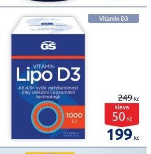 GS Vitamin Lipo D3 1000 IU 60 kapslí - BENU Lékárna aktualniletaky.eu