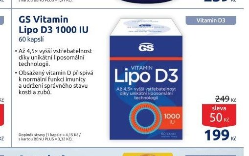 GS Vitamin Lipo D3 1000 IU - BENU Lékárna aktualniletaky.eu