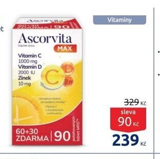 Ascorvita MAX - BENU Lékárna aktualniletaky.eu