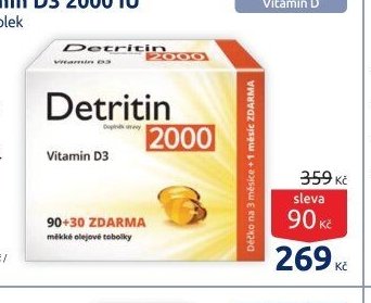Detritin Vitamin D3 2000 IU - BENU Lékárna aktualniletaky.eu