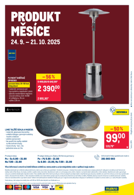 aktuální leták Makro 8.10.2025-21.10.2025