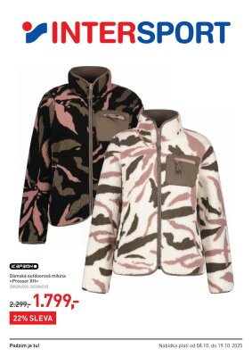 aktuální leták Intersport 8.10.2025-19.10.2025