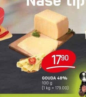 GOUDA 48% 100 g - FLOP aktualniletaky.eu