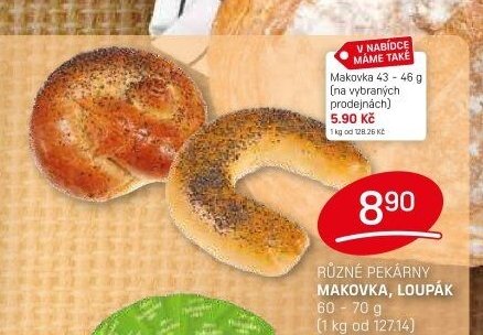MAKOVKA, LOUPÁK 60-70g - FLOP aktualniletaky.eu