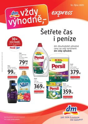 aktuální leták dm drogerie 16.10.2025-19.11.2025