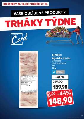 aktuální leták Kaufland 22.10.2025-27.10.2025