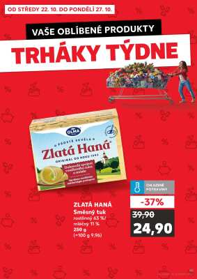 aktuální leták Kaufland 22.10.2025-27.10.2025