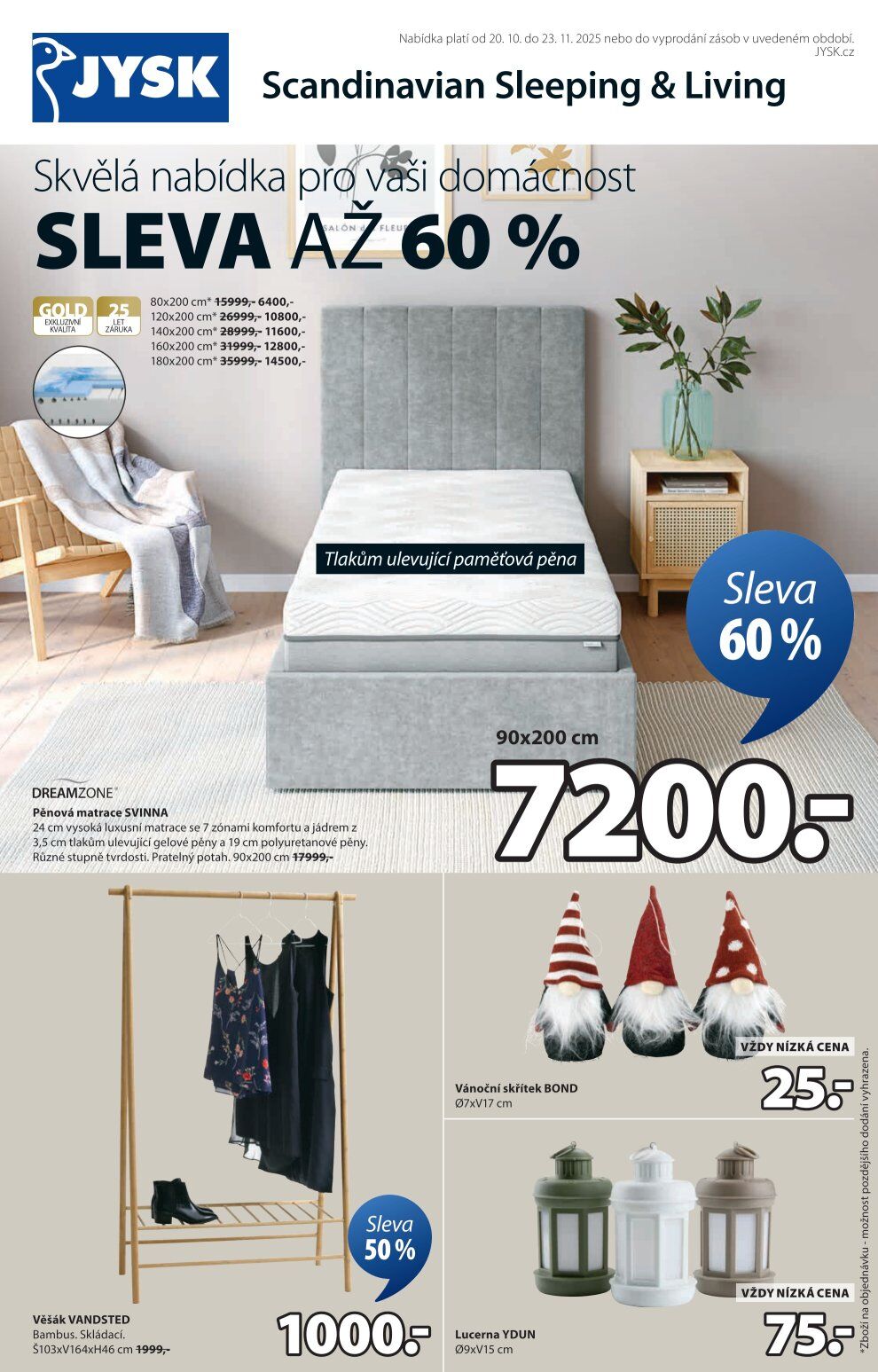 Jysk leták Jysk strana 1