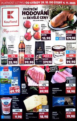 aktuální leták Kaufland 29.10.2025-4.11.2025