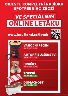 aktuální leták Kaufland 29.10.2025-4.11.2025
