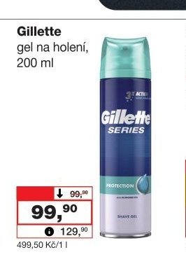 Gillette gel na holení - Barvy a laky drogerie aktualniletaky.eu