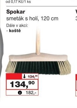 Spokar smeták s holí - Barvy a laky drogerie aktualniletaky.eu