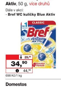 Bref WC kuličky Power Aktiv - Barvy a laky drogerie aktualniletaky.eu
