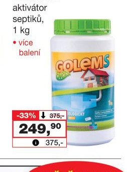 Bio Golem aktivátor septiků - Barvy a laky drogerie aktualniletaky.eu