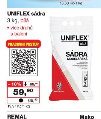 UNIFLEX sádra - Barvy a laky drogerie aktualniletaky.eu