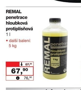 REMAL penetrace hloubková protiplísňová 1 l - Barvy a laky drogerie aktualniletaky.eu