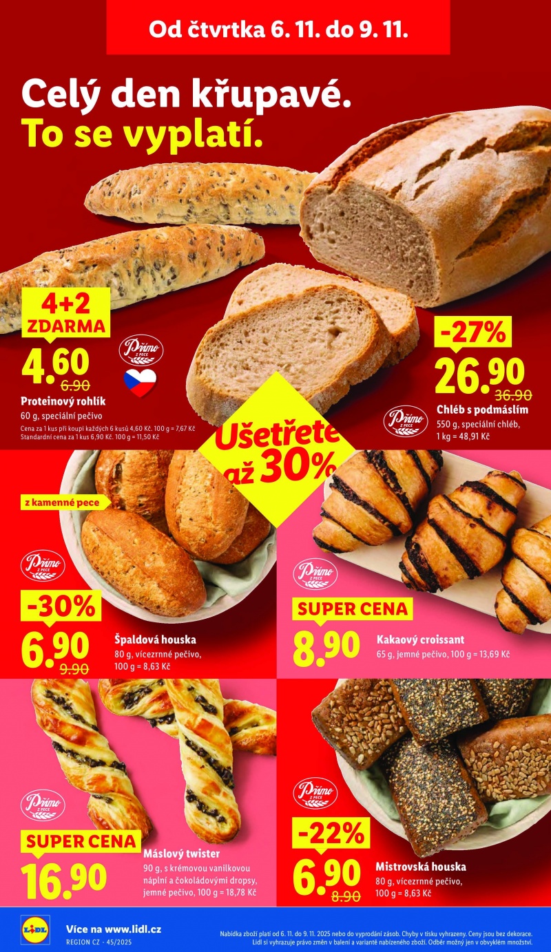 Akční leták OD ČTVRTKA Lidl strana 12