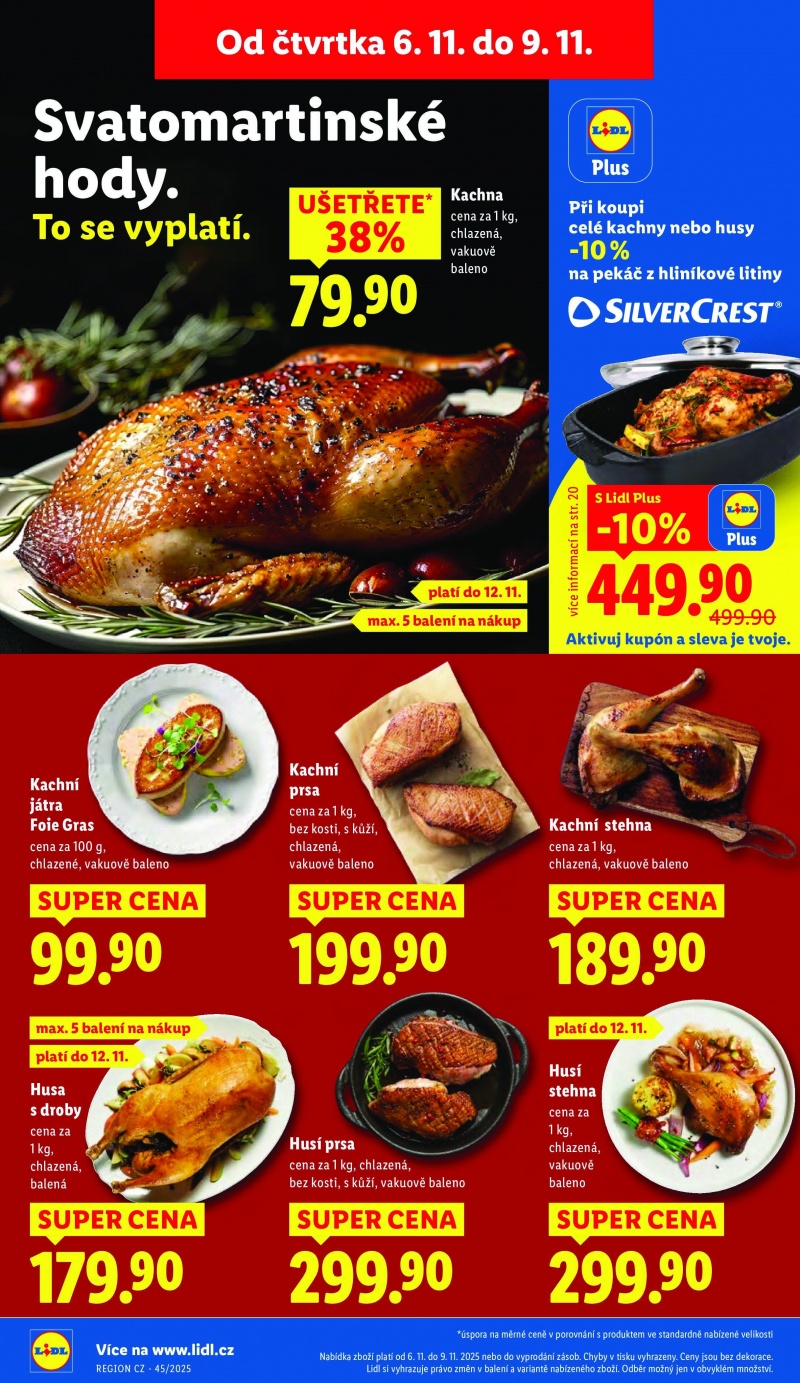 Akční leták OD ČTVRTKA Lidl strana 14