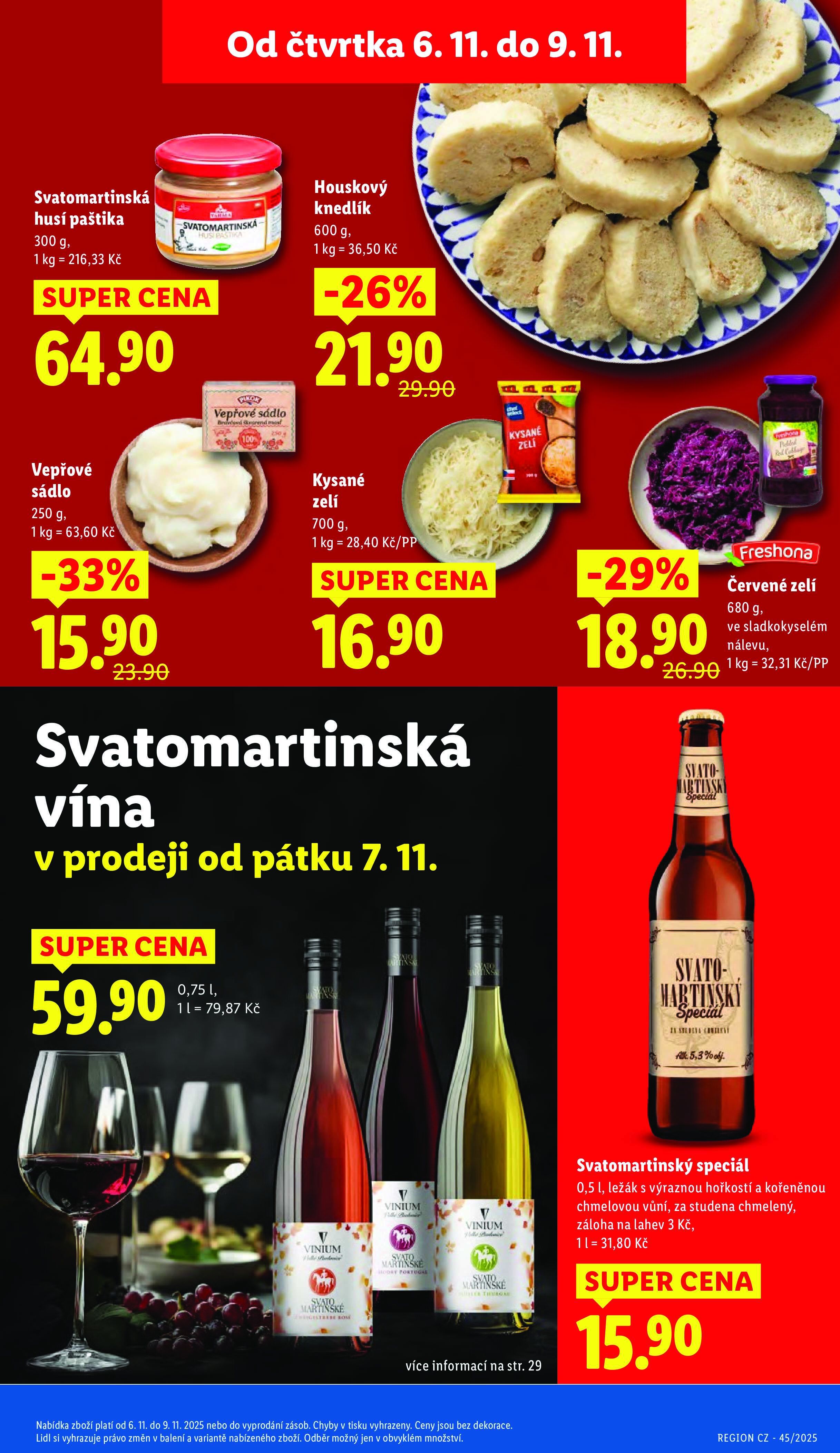 Akční leták OD ČTVRTKA Lidl strana 15