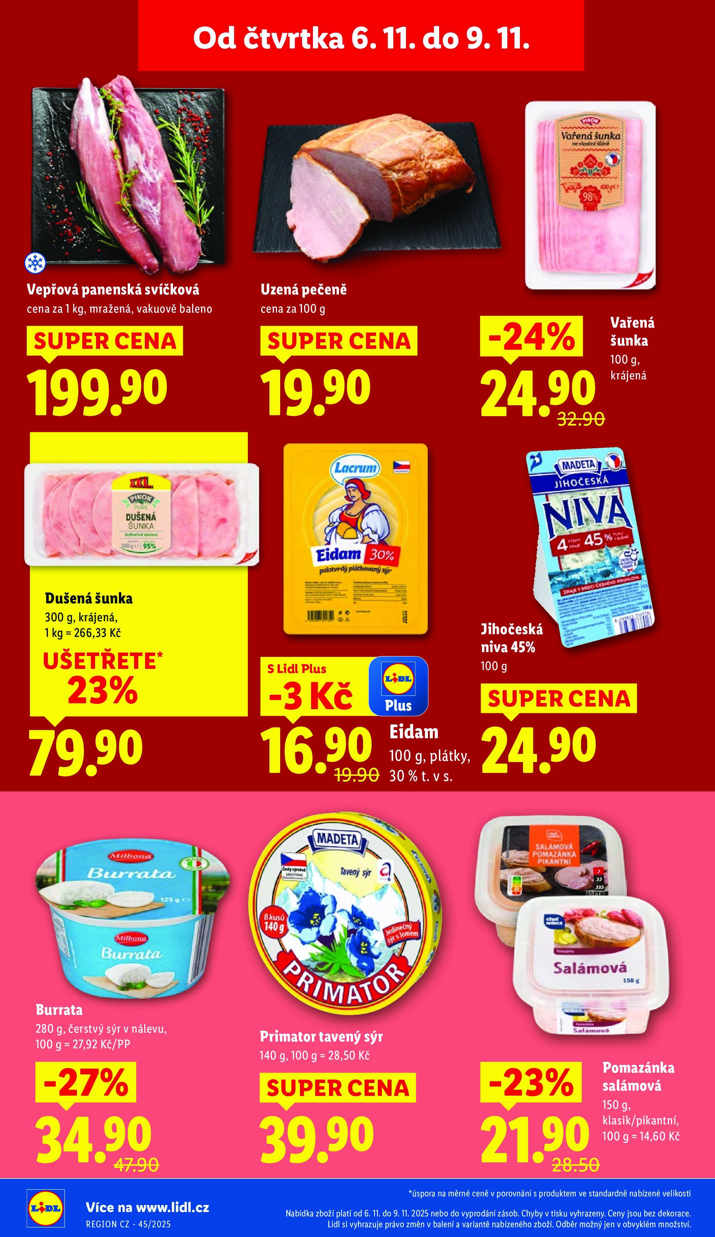 Akční leták OD ČTVRTKA Lidl strana 16